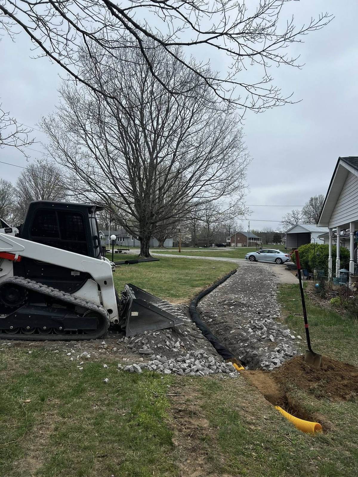 Drainage Ditch project by Michael Way Acres in Middle Tennessee